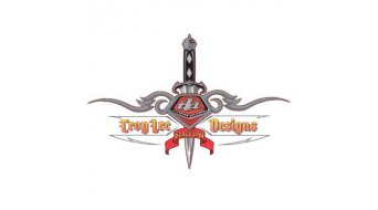 Troy Lee Designs Dagger 15cm x 20cm, pegatina Troy Lee Designs Dagger 15cm x 20cm, pegatina