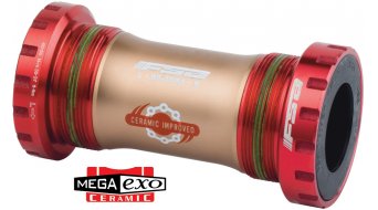 FSA MegaExo Ceramic Cartridge bottom bracket BB-9200 MTB BSA 68mm red anodised FSA MegaExo Ceramic Cartridge bottom bracket BB-9200 MTB BSA 68mm red anodised