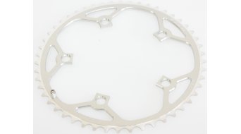 Tiso Road Shimano corona catena 50 denti a 5 bracci (130mm) argento Tiso Road Shimano corona catena 50 denti a 5 bracci (130mm) argento