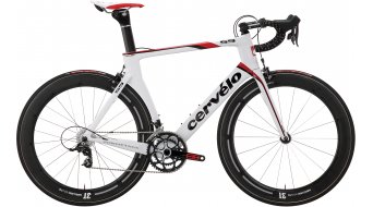 Cervelo S5 Rennrad Gr. 54cm weiß/rot/schwarz SRAM Rival Mod. 2012 