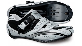 Shimano SH-R087W road bike Sport- shoes white/black 2012