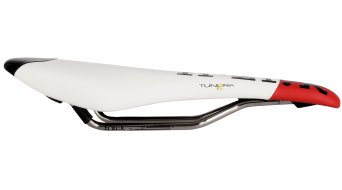 Fizik Tundra 2 saddle k:ium- frame white/red 2011 