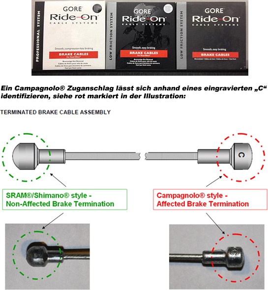 R�ckruf Bremskabel
