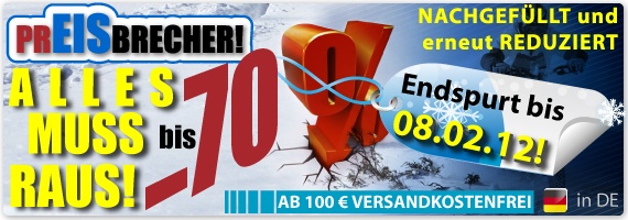 10.000 reduzierte Artikel im HIBIKE WSV! Klicken Sie hier… 10.000 reduzierte Artikel im HIBIKE WSV! Klicken Sie hier…