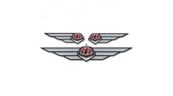 Troy Lee Designs SE Wing Emblem Aufkleberset 10" red Troy Lee Designs SE Wing Emblem Aufkleberset 10" red