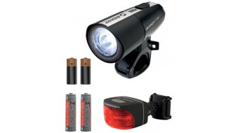 Sigma Sport Roadster/Cuberider Beleuchtungs-Set schwarz Sigma Sport Roadster/Cuberider Beleuchtungs-Set schwarz