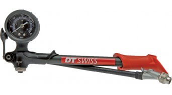 DT Swiss bomba de presión para DT amortiguador & horquillas rojo/negro 20bar/300PSI DT Swiss bomba de presión para DT amortiguador & horquillas rojo/negro 20bar/300PSI