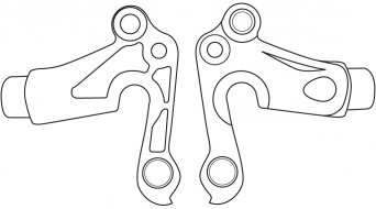 Lapierre patte de dérailleur type Lapierre patte de dérailleur type