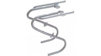 Tubus Duo Lowrider portapacchi anteriore 26/28 argento Tubus Duo Lowrider portapacchi anteriore 26/28 argento