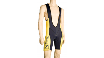 Rohloff 男士 Bib Short 型号 M 深蓝色/黄色 Rohloff 男士 Bib Short 型号 M 深蓝色/黄色