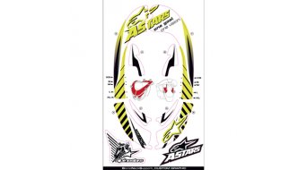 Alpinestars Graphic szett Neck Support SB alkatrész Méret yellow fluo/black Alpinestars Graphic szett Neck Support SB alkatrész Méret yellow fluo/black