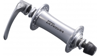 Shimano Ultegra buje rueda delantera color plata agujeros HB-6700 Shimano Ultegra buje rueda delantera color plata agujeros HB-6700
