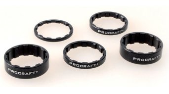 Procraft espaciador(-es) Superlight juego 1 1/8 negro(-a), 1 vez 3mm, 2 x 5mm, 2 x 10mm Procraft espaciador(-es) Superlight juego 1 1/8 negro(-a), 1 vez 3mm, 2 x 5mm, 2 x 10mm