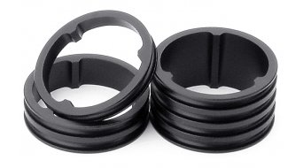 Syntace H.A.T. představecspacer-sada 1 1/8" černá 3-dílný/á/é 5/10/20mm Syntace H.A.T. představecspacer-sada 1 1/8" černá 3-dílný/á/é 5/10/20mm